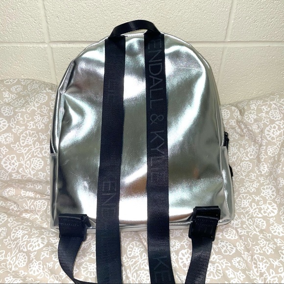 Ardene Kendall & Kylie collection silver backpack - Picture 3 of 4